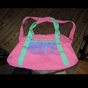 neon nike duffel bag